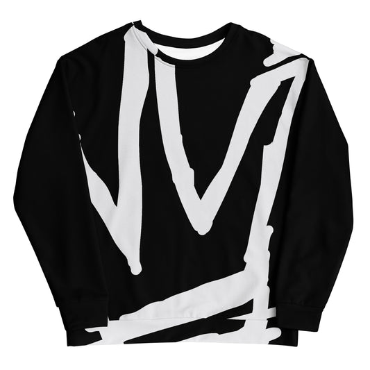 UrHYGHNESS Sweatshirt - White on Black